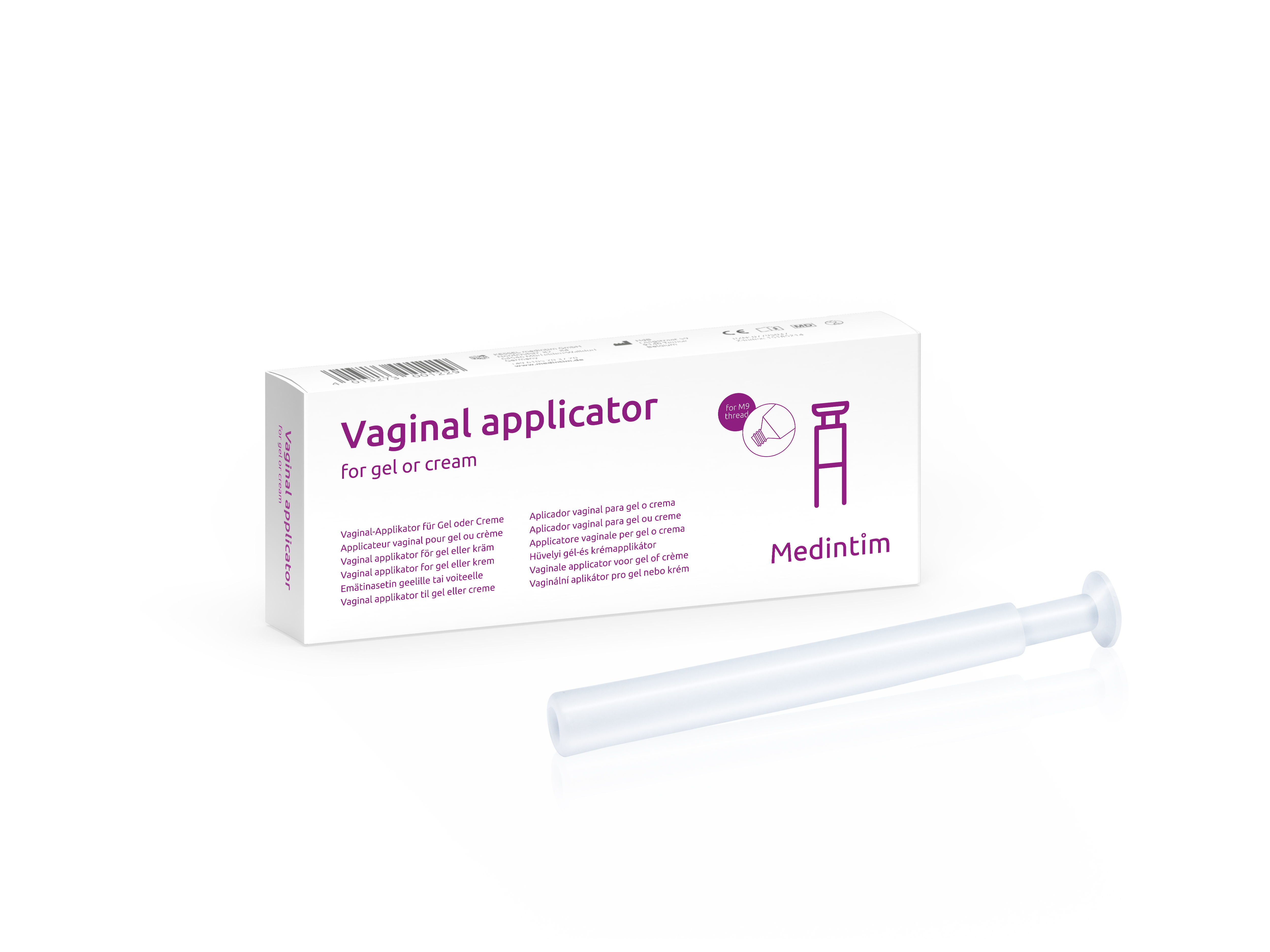 Vaginal Applikator für Gel/Crème